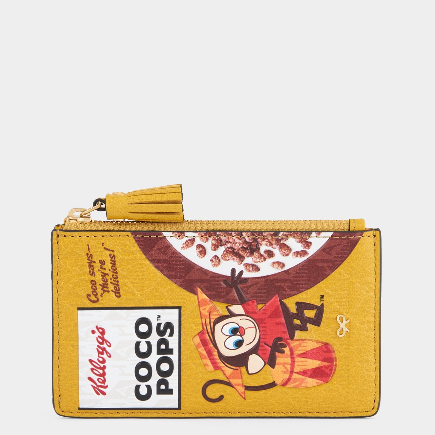 アニヤハインドマーチ ケロッグ　クラッチバッグ coco pops Anya Brands Coco Pops Zip Card Case | Anya Hindmarch EU