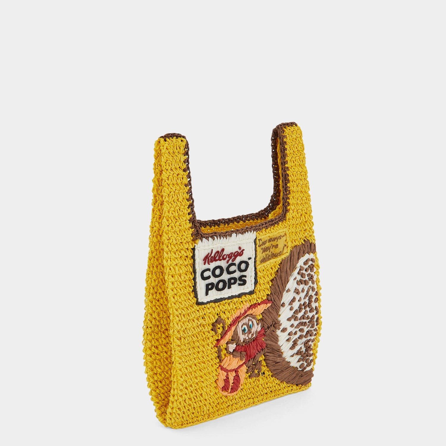 Anya Brands Coco Pops Raffia Mini Tote | Anya Hindmarch EU