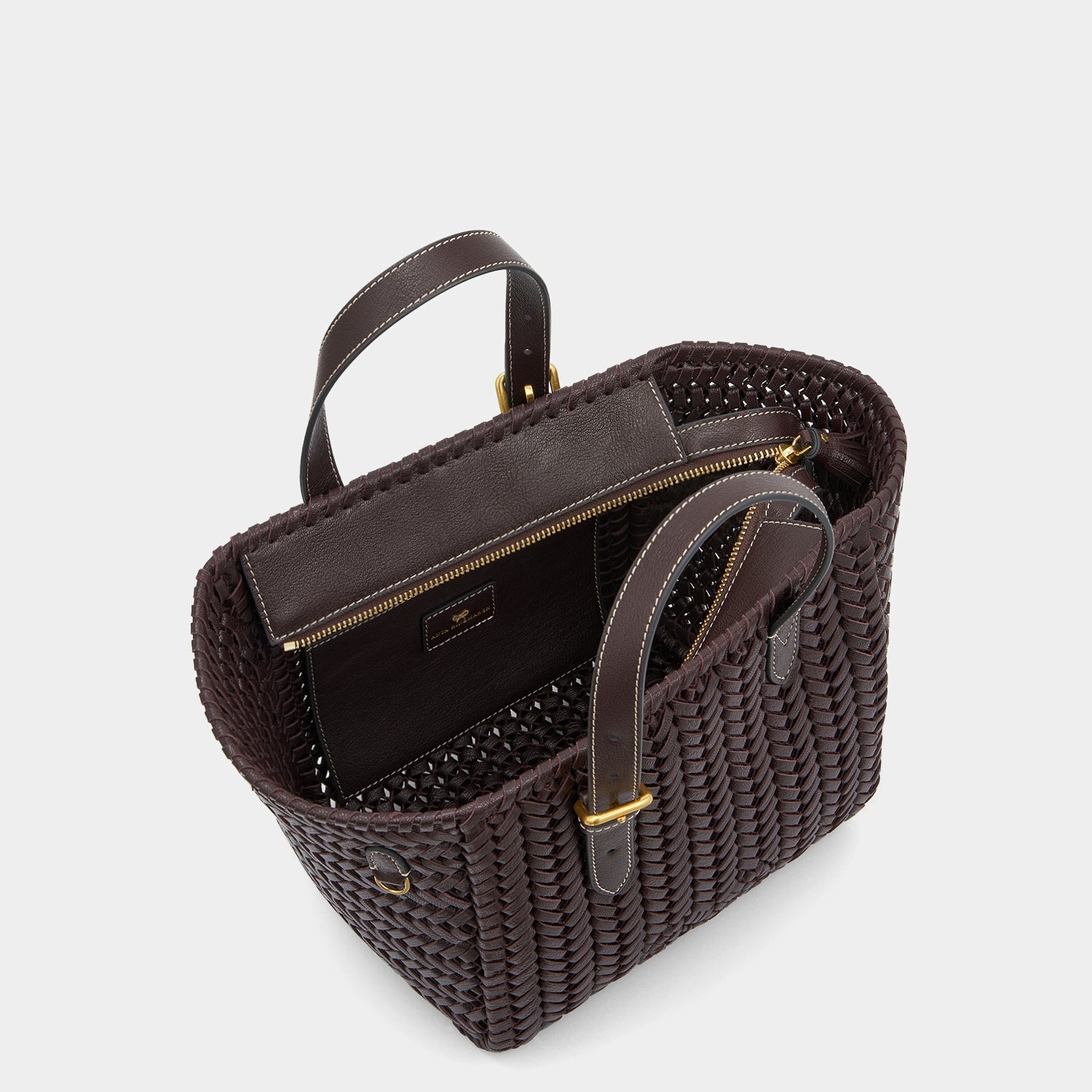 関税なし ANYA HINDMARCH Mortimer Tote in Grape Mortimer Tote | Anya Hindmarch US
