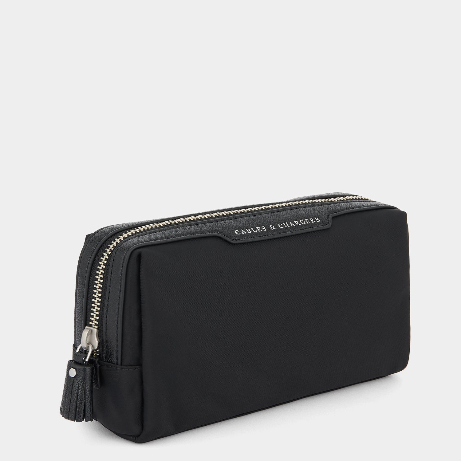 Cables & Chargers Pouch -

          
            Regenerated ECONYL® in Black -
          

          Anya Hindmarch EU
