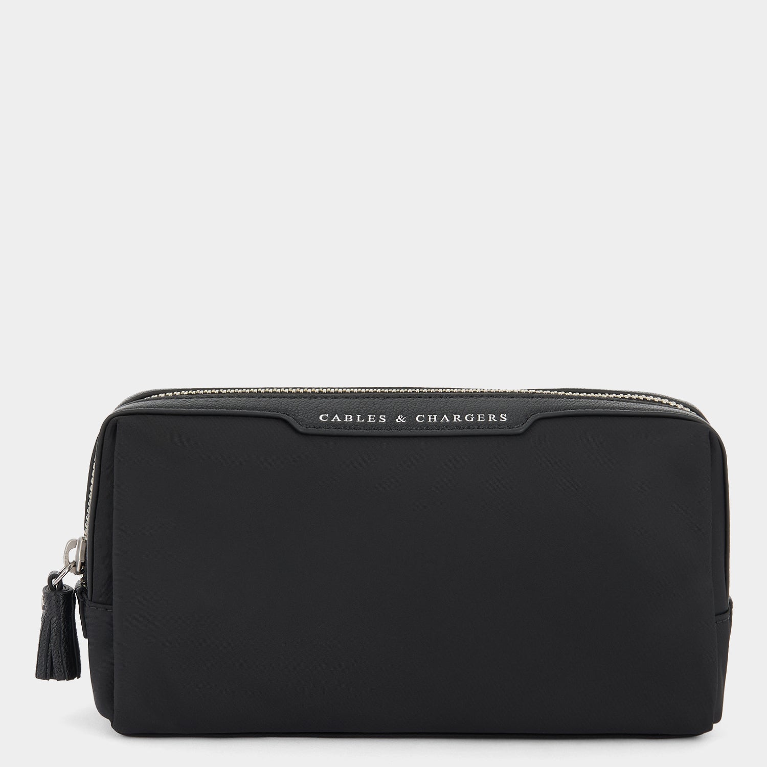 Cables & Chargers Pouch -

          
            Regenerated ECONYL® in Black -
          

          Anya Hindmarch EU
