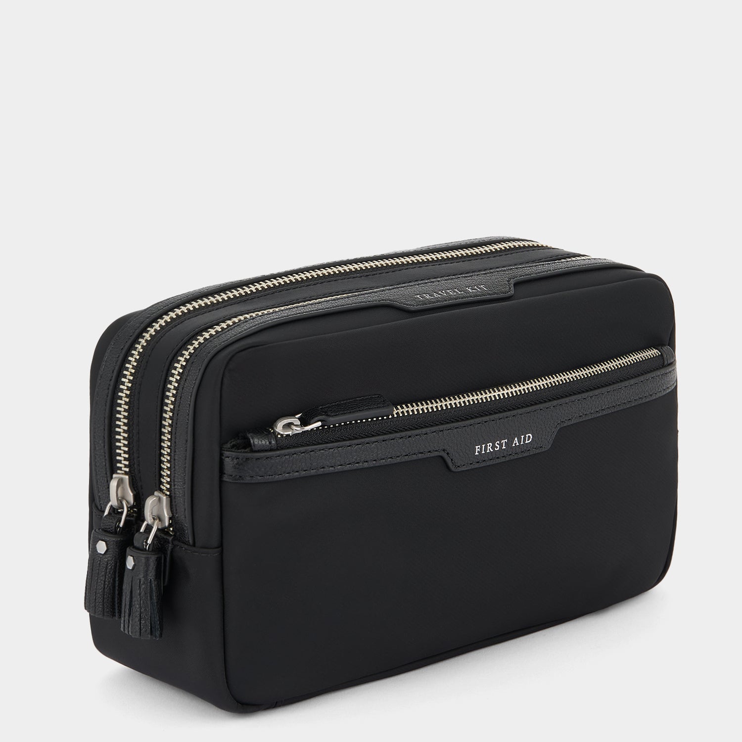 Travel Kit Pouch -

          
            Regenerated ECONYL® in Black -
          

          Anya Hindmarch EU
