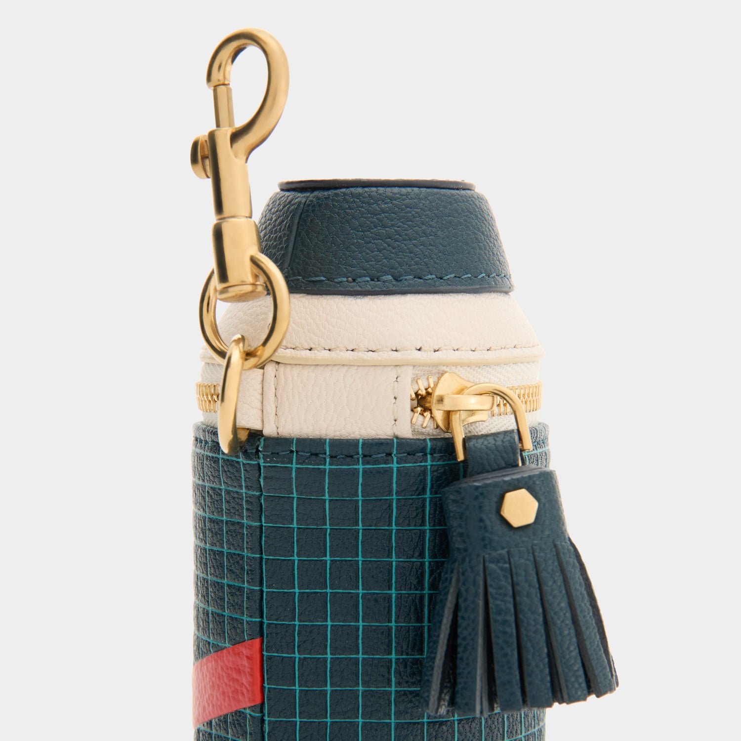 Anya Brands Advil Coin Purse -

          
            Capra Leather in Petrol Blue -
          

          Anya Hindmarch EU

