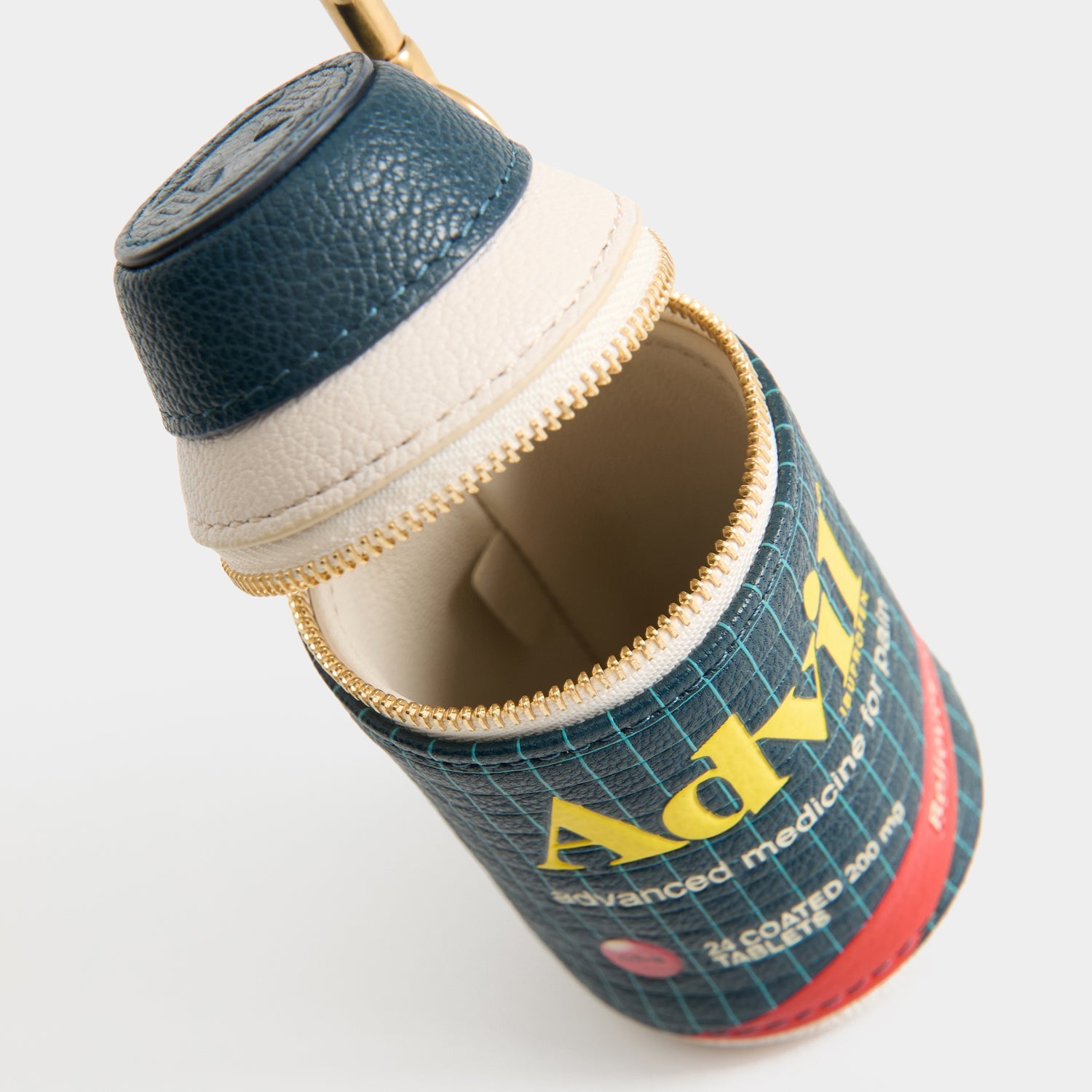 Anya Brands Advil Coin Purse -

          
            Capra Leather in Petrol Blue -
          

          Anya Hindmarch EU
