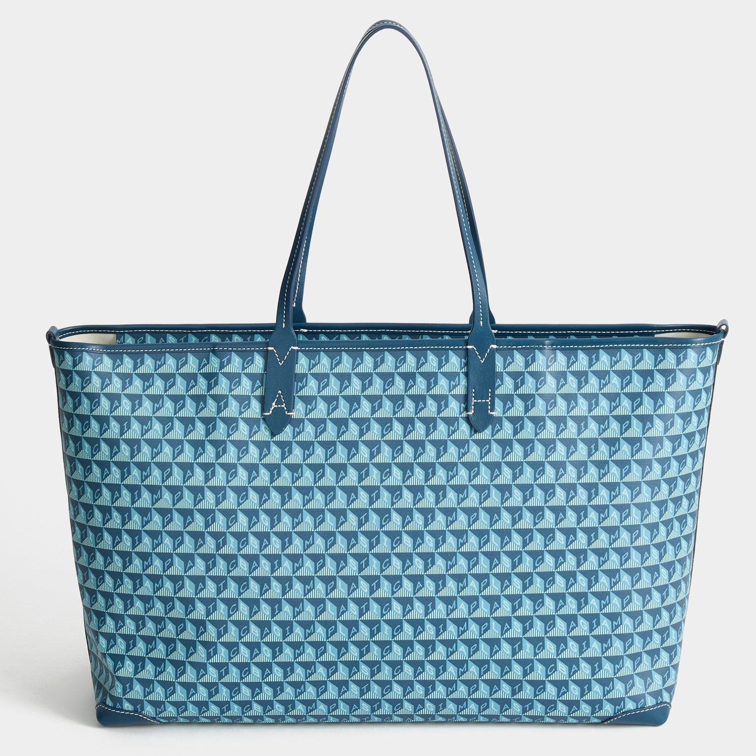 I Am A Plastic Bag Zipped Tote -

          
            Canvas in Dark Petrol -
          

          Anya Hindmarch EU
