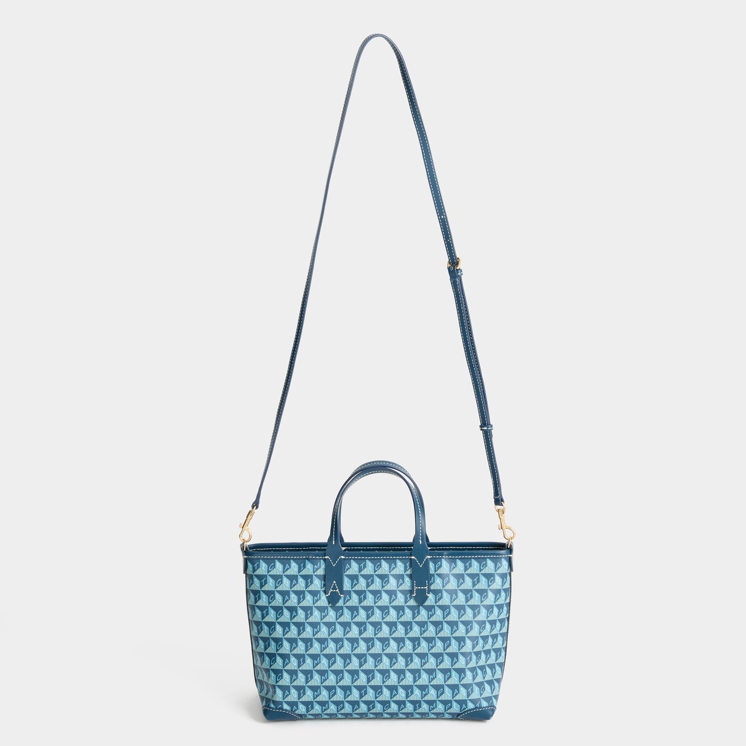 I Am A Plastic Bag XS Tote -

          
            Canvas in Petrol Blue -
          

          Anya Hindmarch EU
