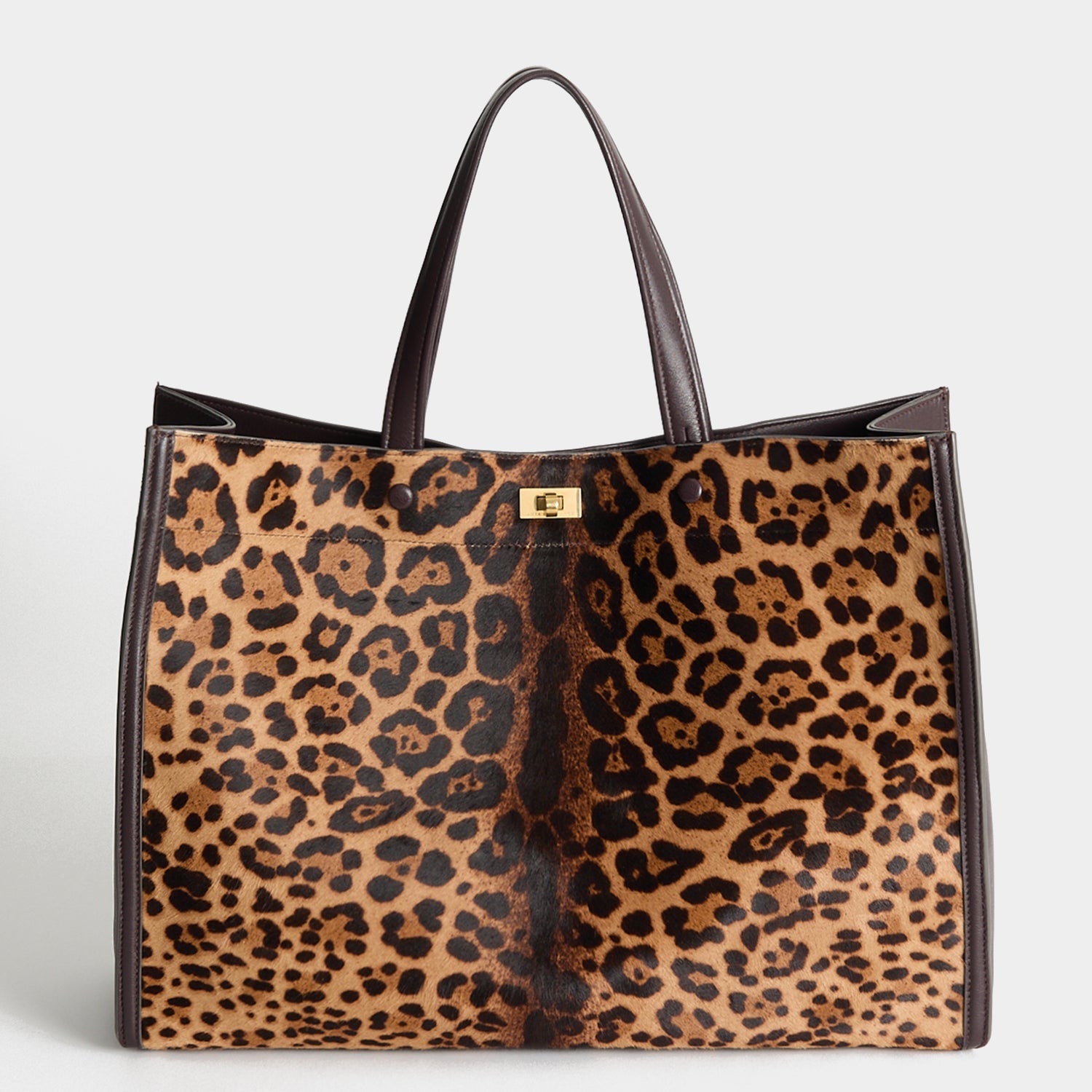 Mortimer Leopard Tote -

          
            Calf Leather in Leopard -
          

          Anya Hindmarch EU
