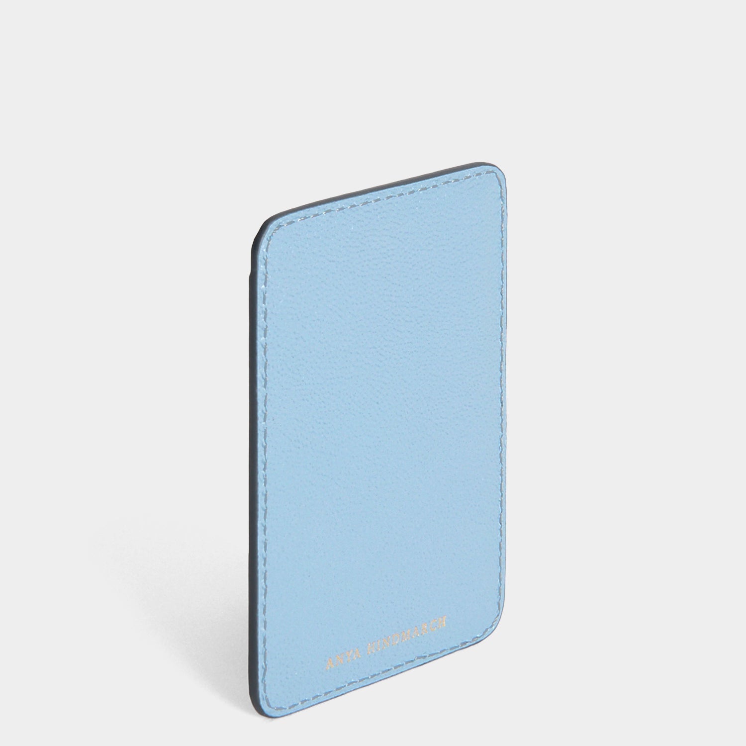 Scribble Magnetic Card Case -

          
            Calf Leather in School Blue -
          

          Anya Hindmarch EU
