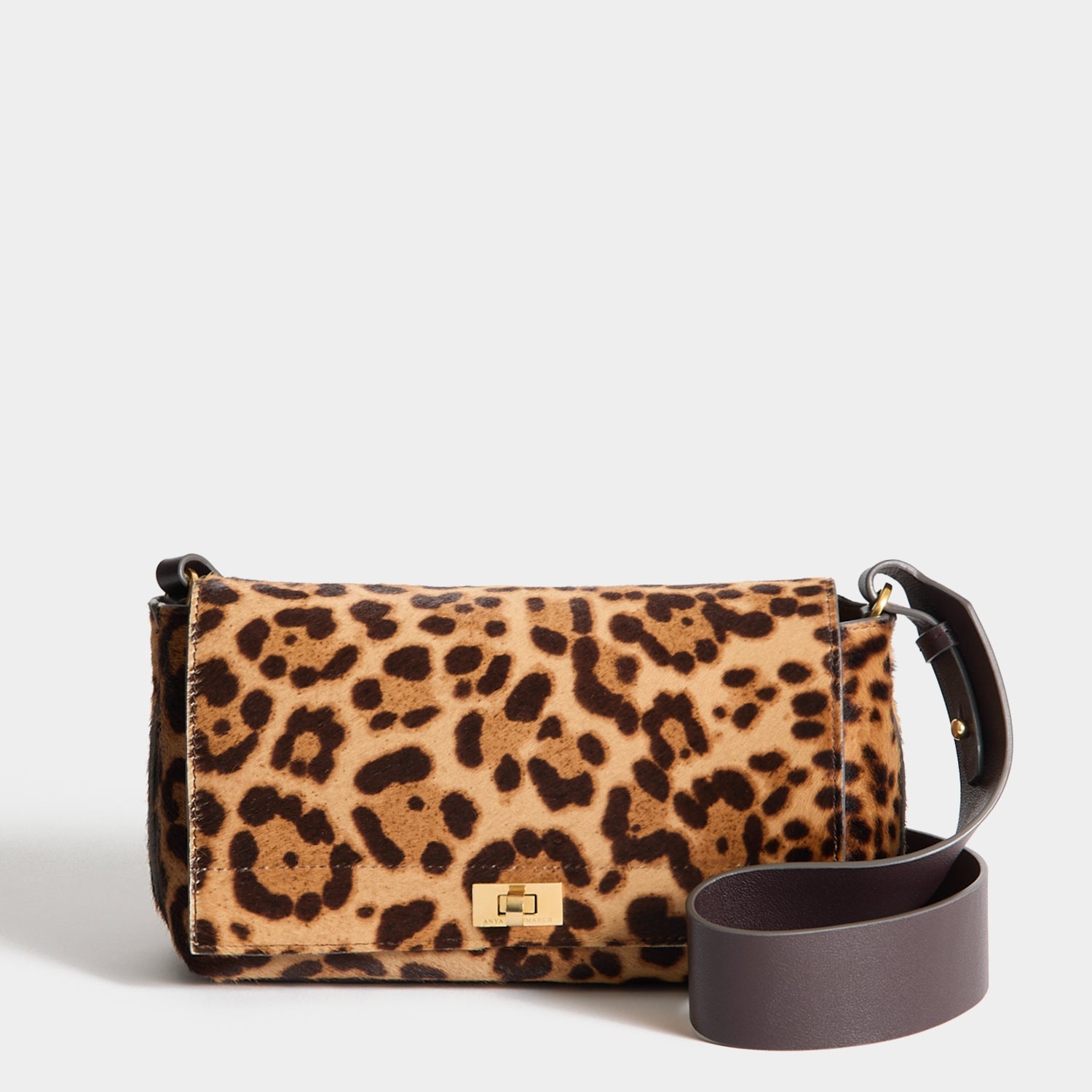 Mortimer Leopard Cross-body -

          
            Calf Leather in Leopard -
          

          Anya Hindmarch EU

