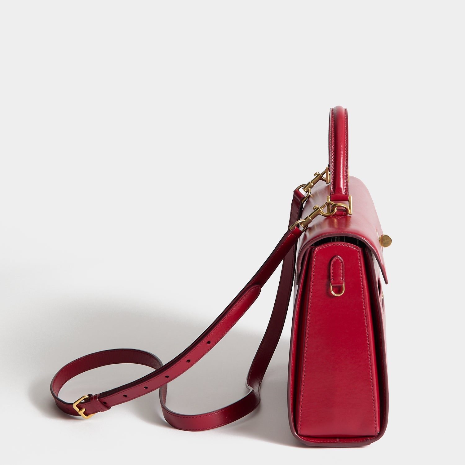Mortimer Top Handle -

          
            Calf Leather in Vampire -
          

          Anya Hindmarch EU
