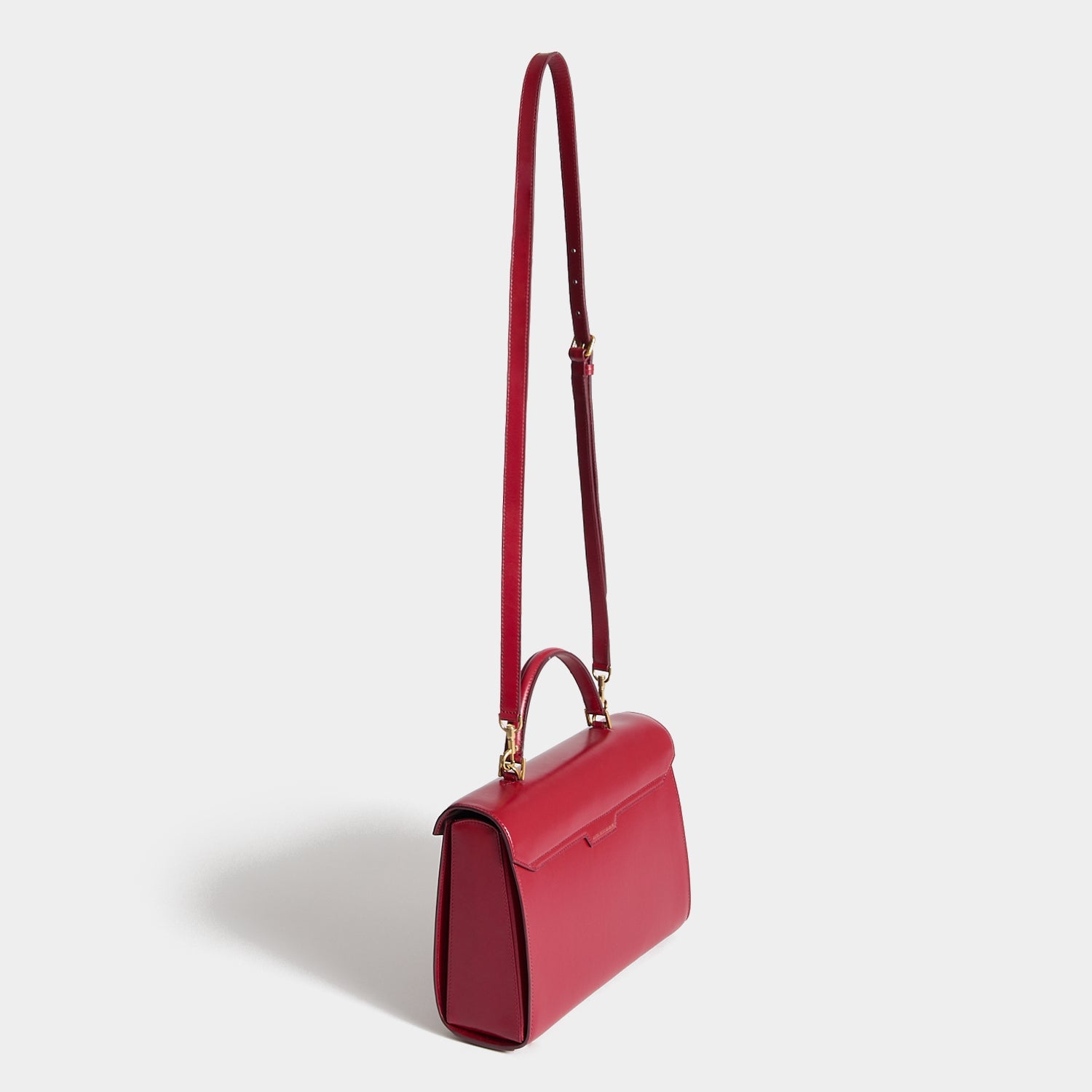 Mortimer Top Handle -

          
            Calf Leather in Vampire -
          

          Anya Hindmarch EU
