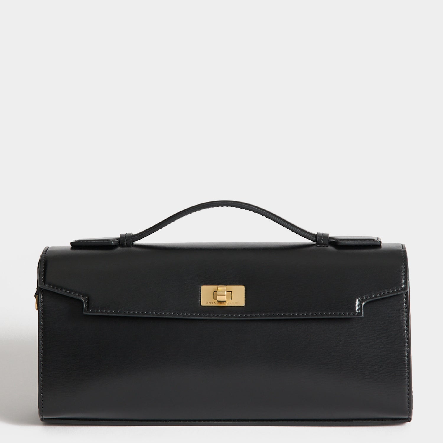 Mortimer Clutch -

          
            Calf Leather in Black -
          

          Anya Hindmarch EU
