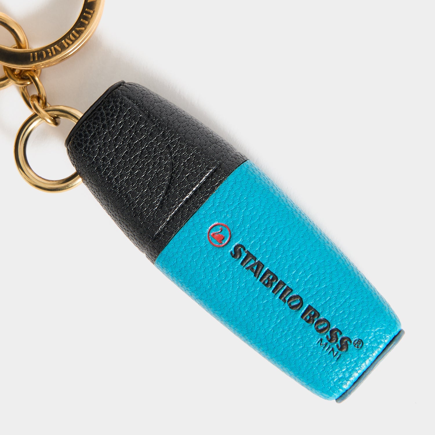 Anya Brands Stabilo Charm -

          
            Capra Leather in Peacock blue -
          

          Anya Hindmarch EU
