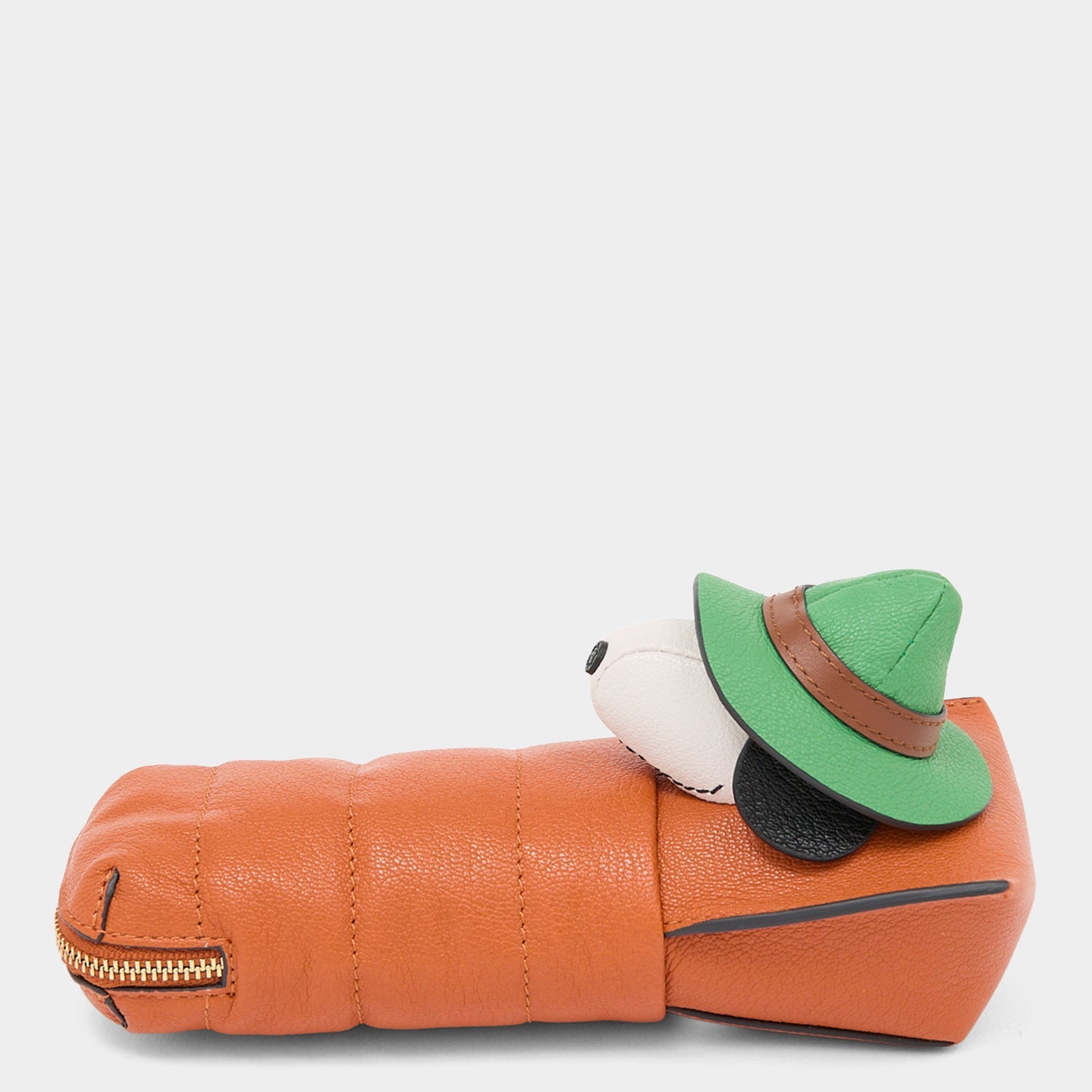Peanuts Snoopy Pencil Case -

          
            Capra Leather in Dark Clementine Orange -
          

          Anya Hindmarch EU
