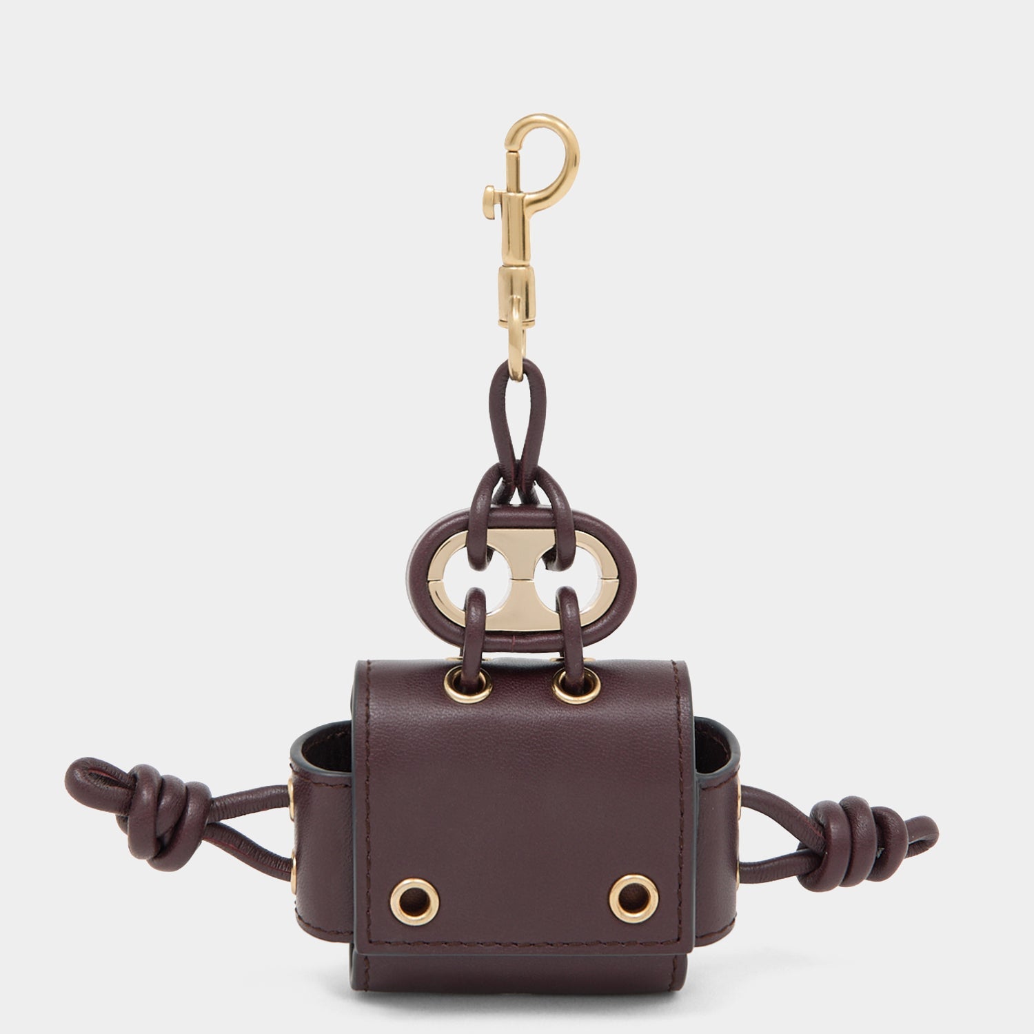 Character Earphone Case Charm -

          
            Smooth Leather in Grape Purple -
          

          Anya Hindmarch EU
