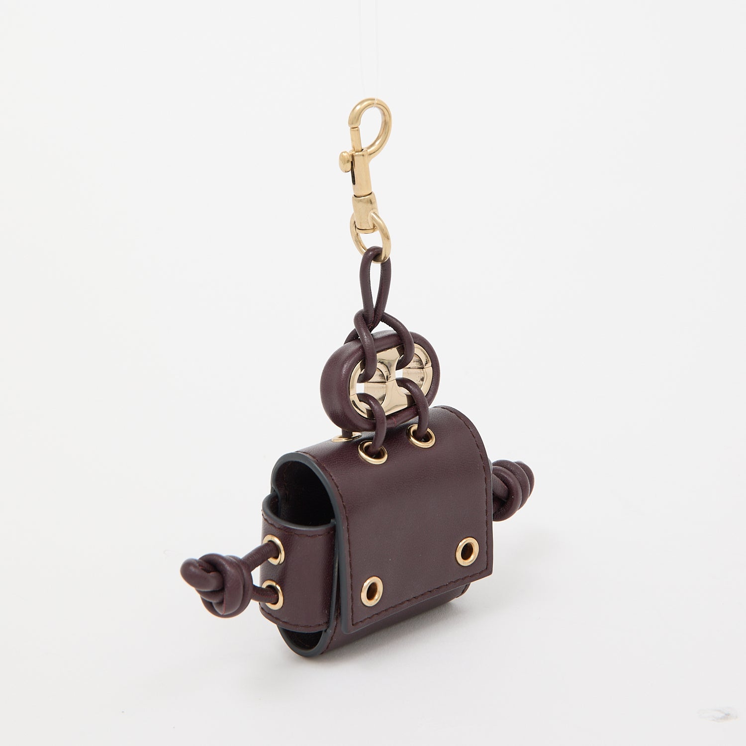 Character Earphone Case Charm -

          
            Smooth Leather in Grape Purple -
          

          Anya Hindmarch EU
