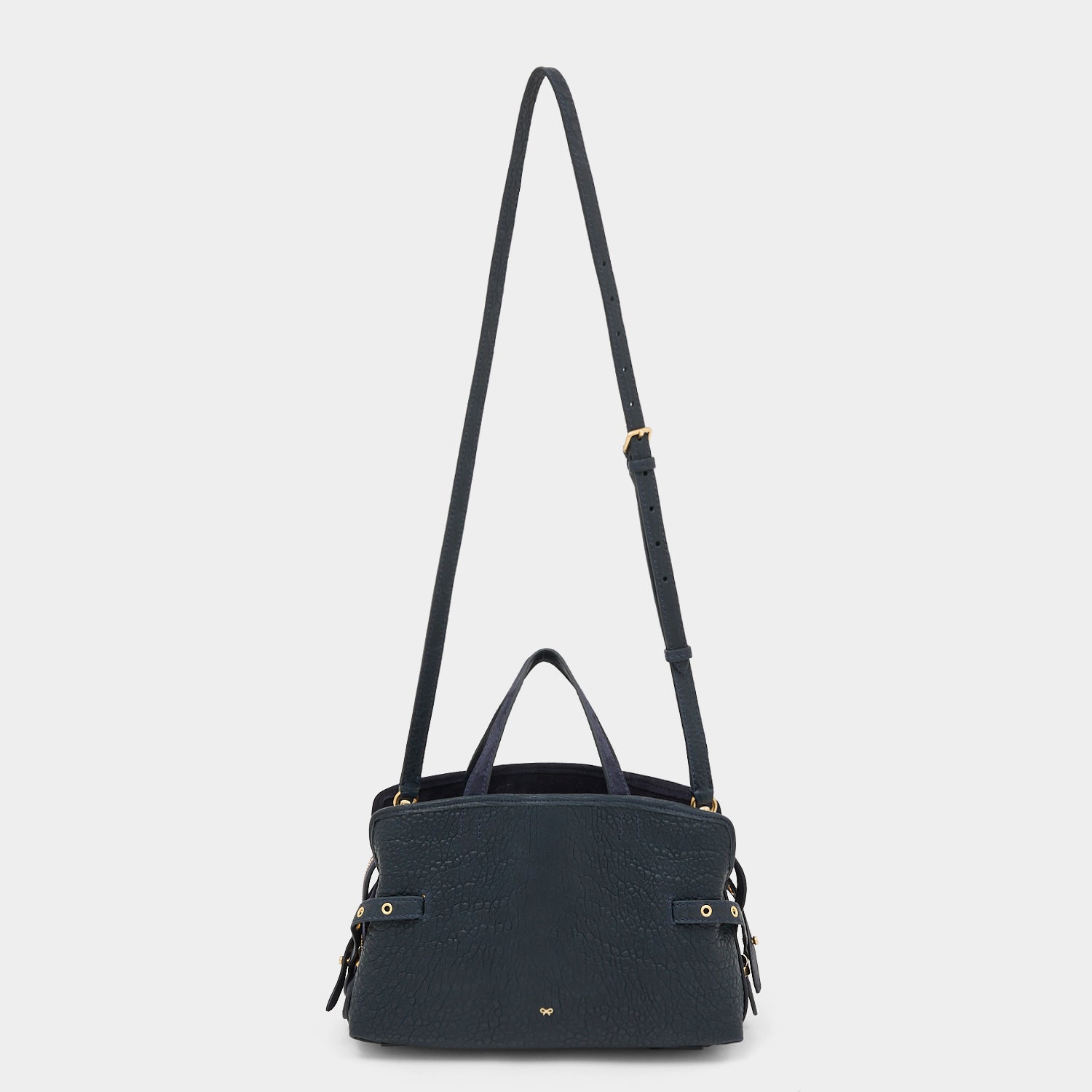 Wilson Eyelet Cross-body -

          
            Suede in Marine Blue -
          

          Anya Hindmarch EU
