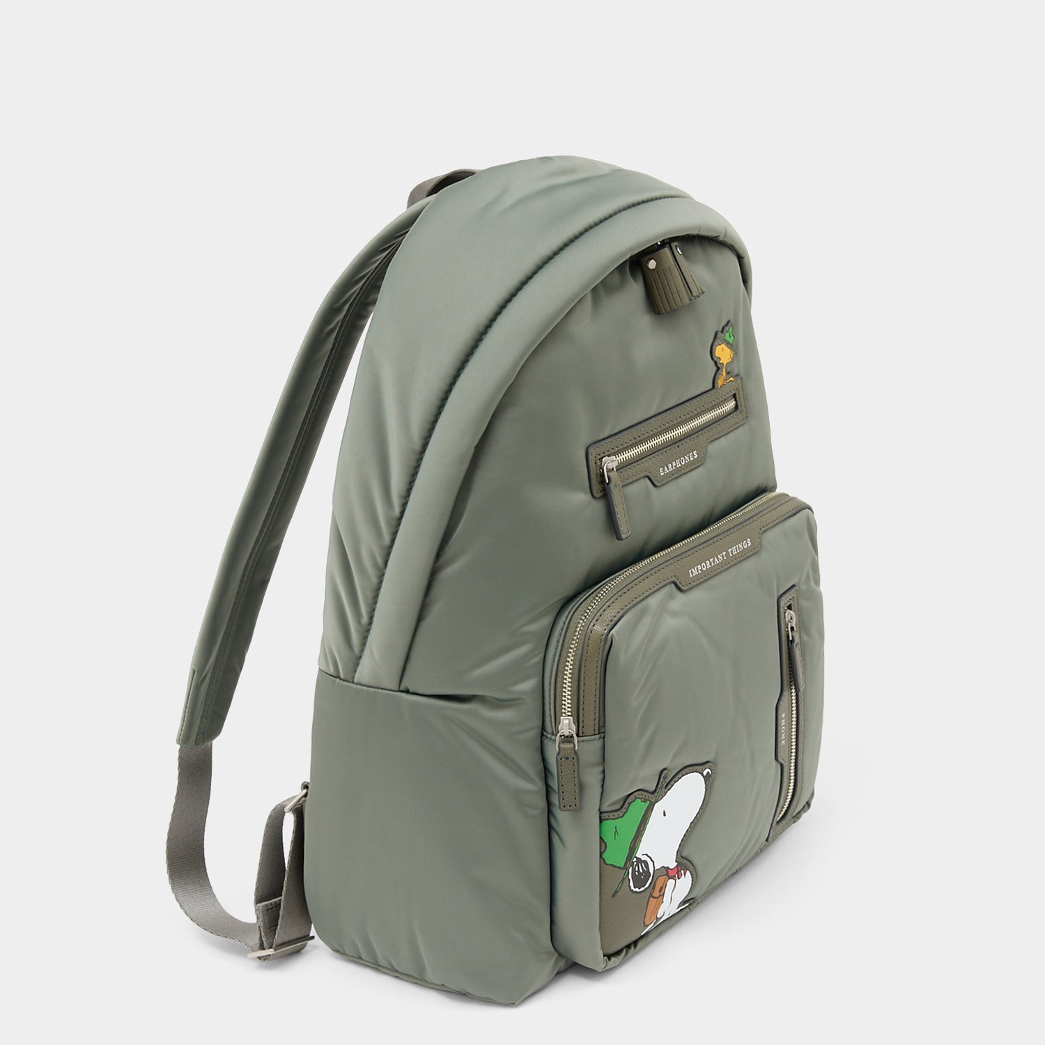 Peanuts Snoopy Backpack -

          
            Recycled padded fabric in Fern Green -
          

          Anya Hindmarch EU
