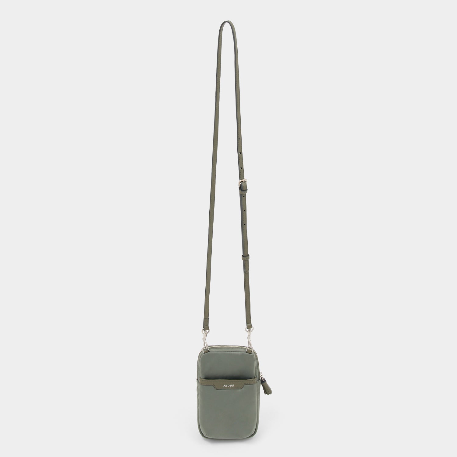 Peanuts Snoopy Essentials Cross-body -

          
            Recycled padded fabric in Fern Green -
          

          Anya Hindmarch EU
