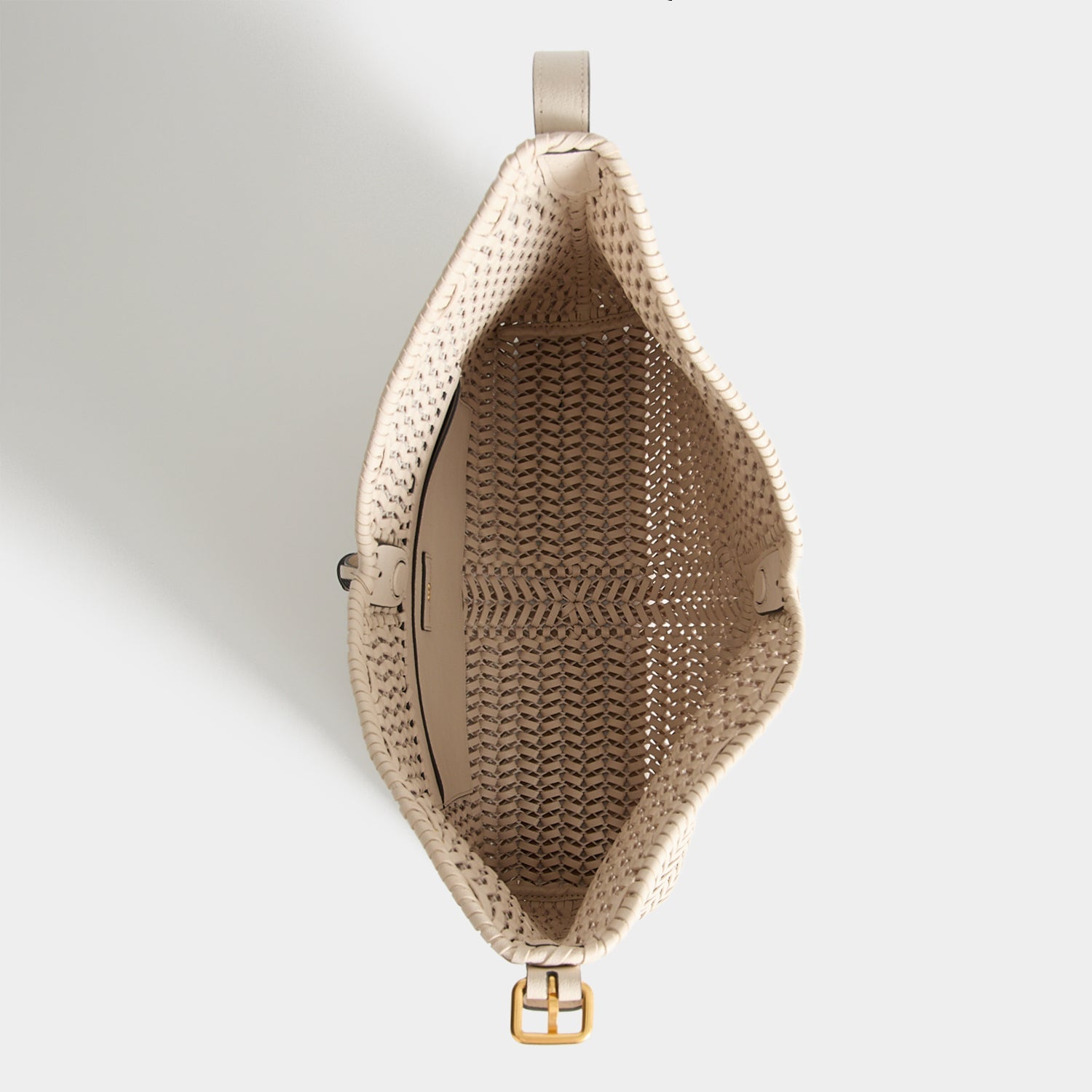 Neeson Tassel Hobo Bag -

          
            Capra Leather in Chalk -
          

          Anya Hindmarch EU
