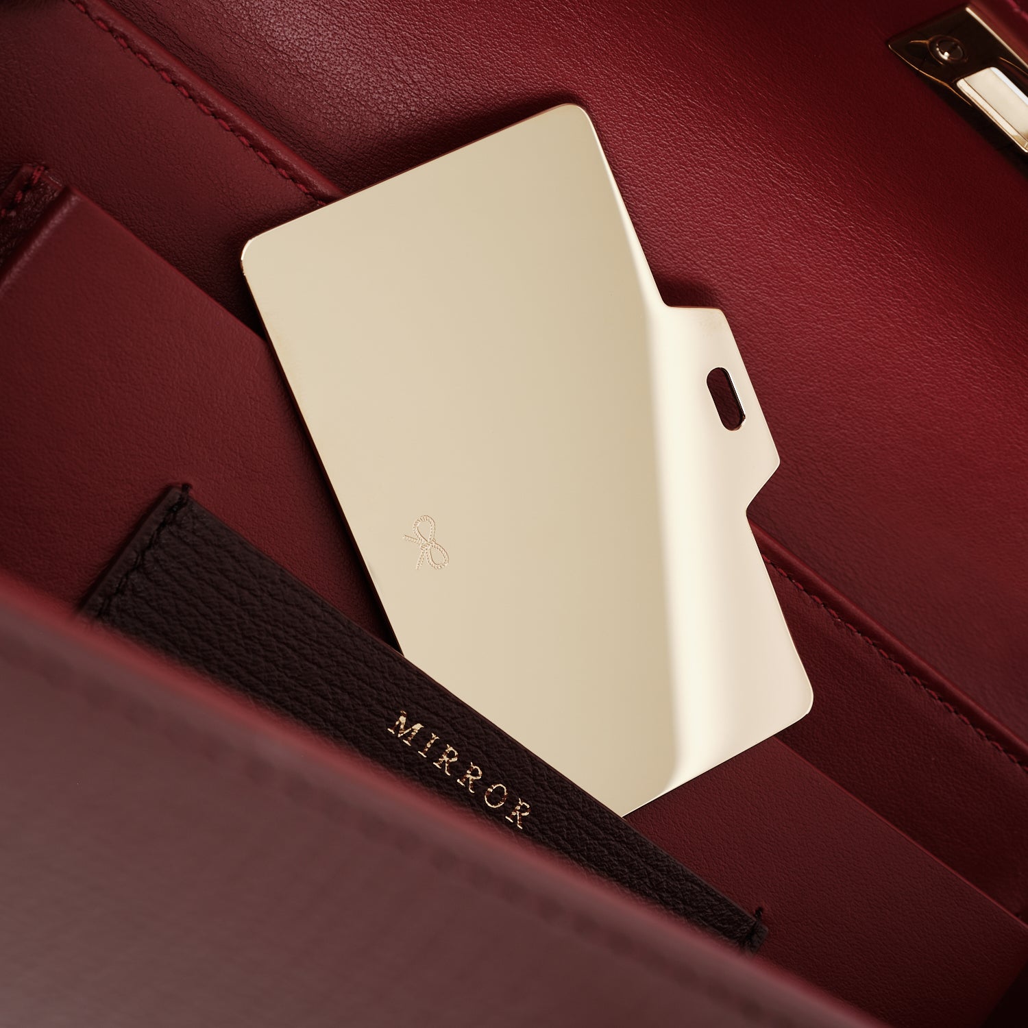 Mortimer Clutch -

          
            Crosshatch Leather in Barolo Red  -
          

          Anya Hindmarch EU
