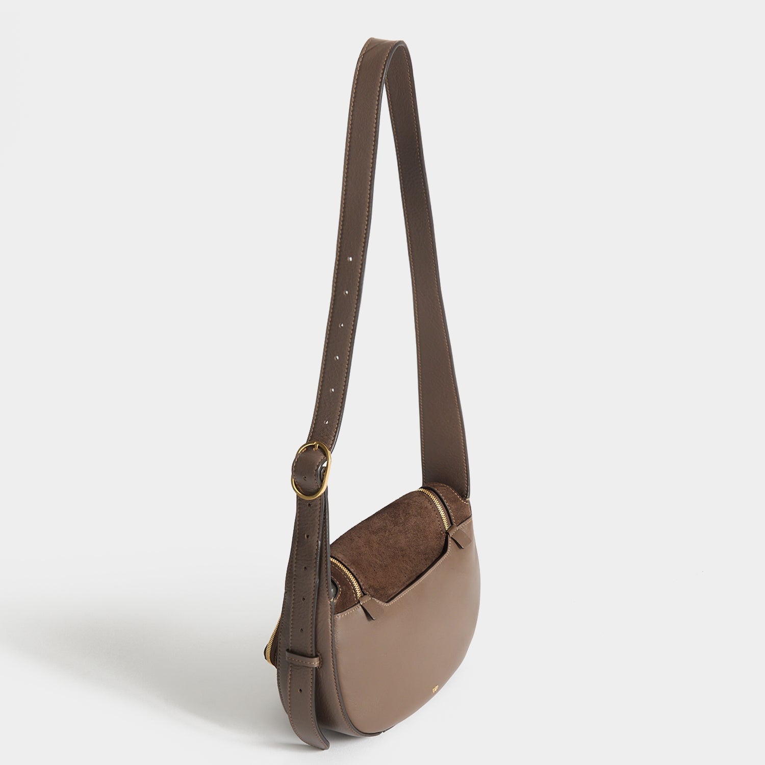 Vere Cross-body -

          
            Suede/Calf Leather in Truffle -
          

          Anya Hindmarch EU
