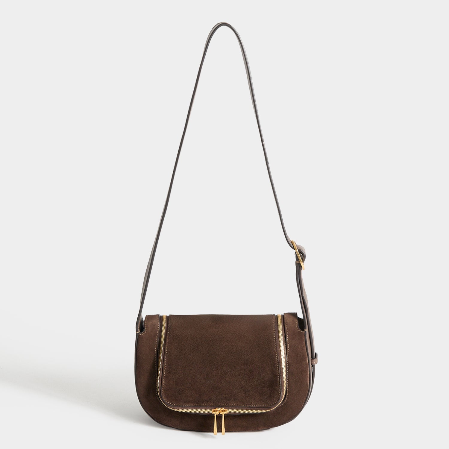 Vere Cross-body -

          
            Suede/Calf Leather in Truffle -
          

          Anya Hindmarch EU
