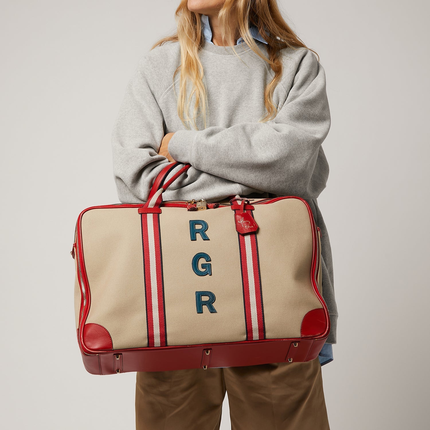 Bespoke Walton Travel Bag -

          
            Canvas in Red -
          

          Anya Hindmarch EU
