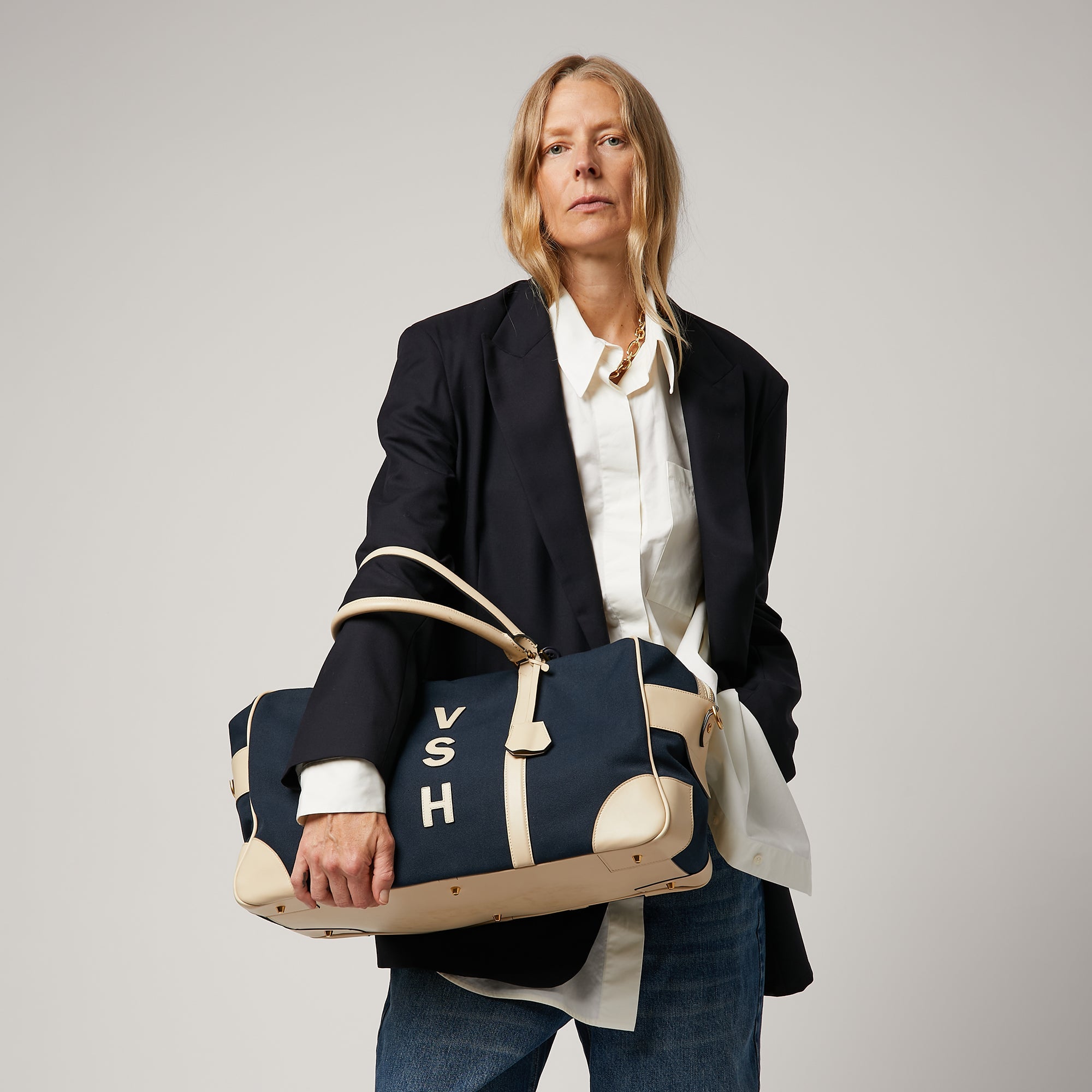 Bespoke Walton Latimer Weekend Bag -

                  
                    Recycled Canvas in Marine -
                  

                  Anya Hindmarch EU
