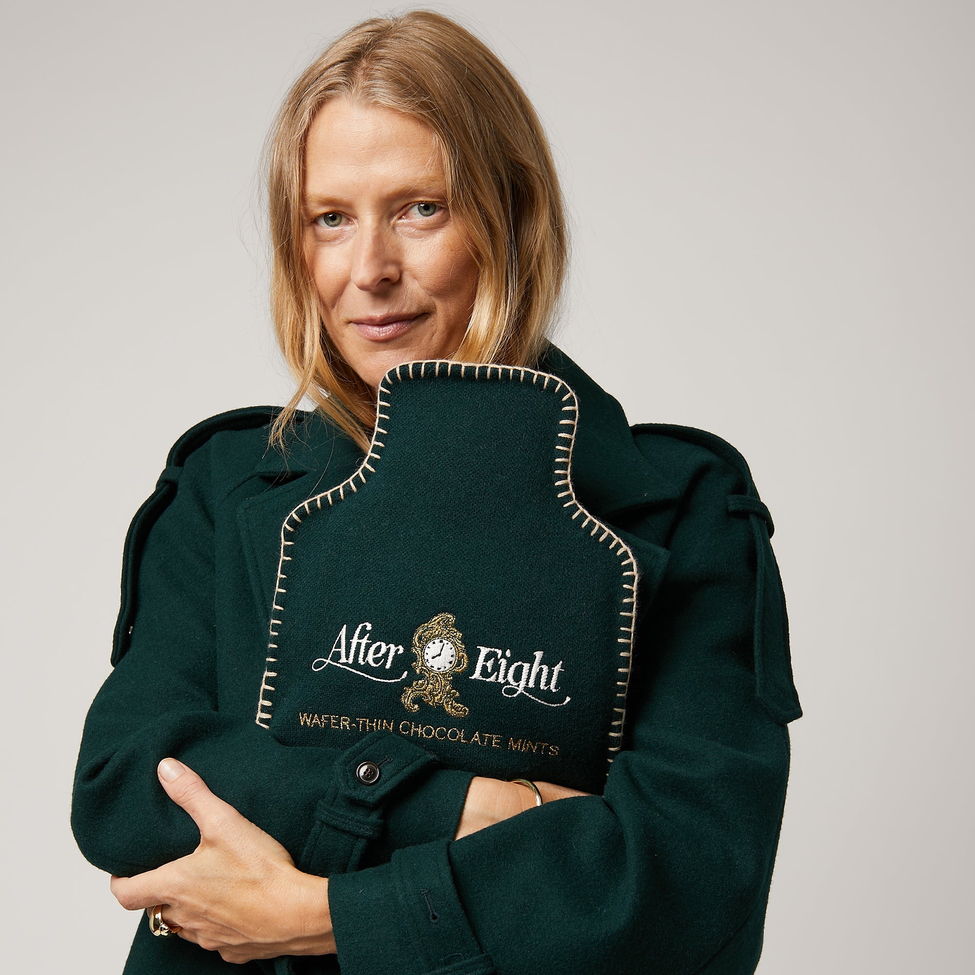 After Eight Hot Water Bottle Cover -

                  
                    Lambswool in Dark Holly -
                  

                  Anya Hindmarch EU

