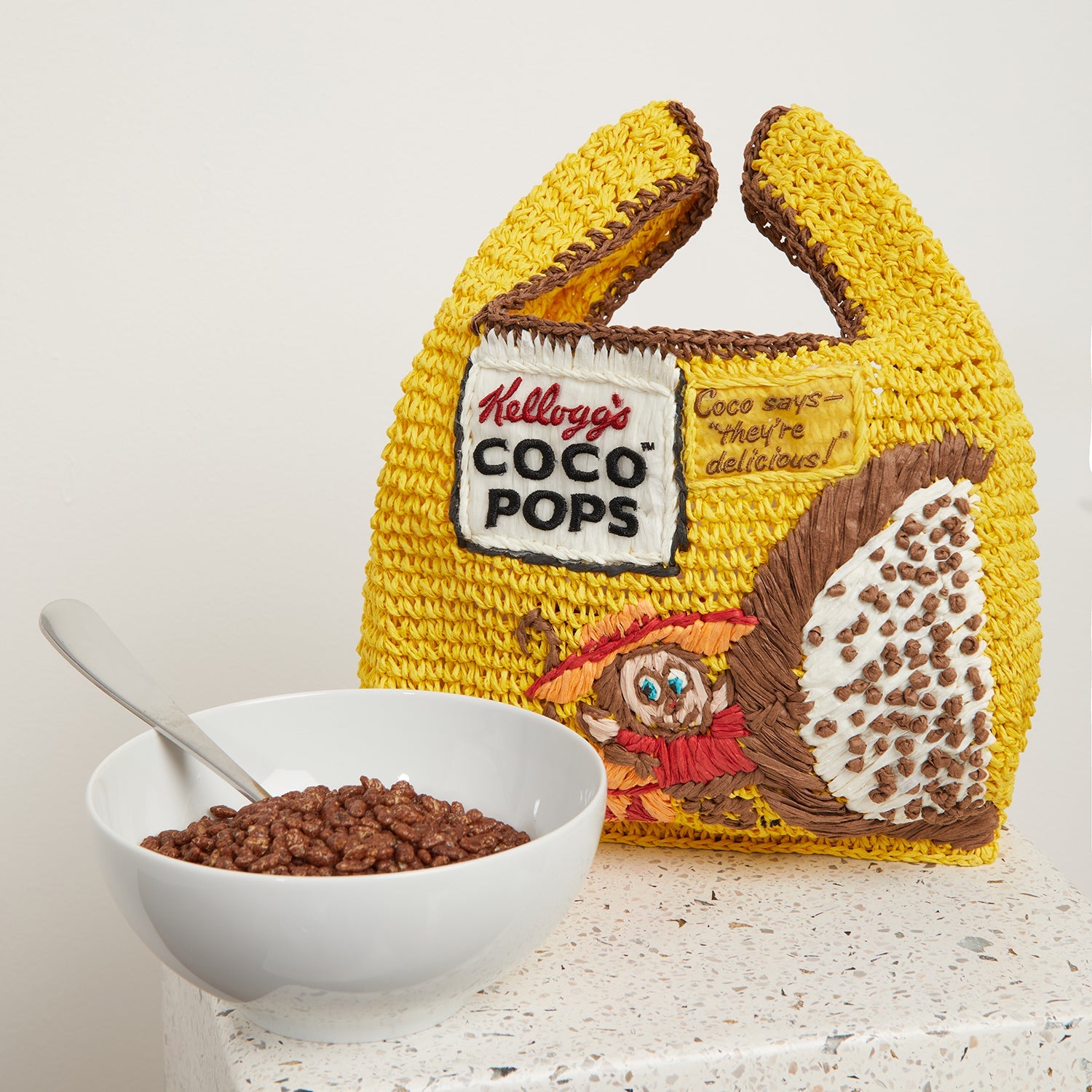 Anya Brands Coco Pops Raffia Mini Tote -

                  
                    Paper Raffia in Honey Yellow -
                  

                  Anya Hindmarch EU
