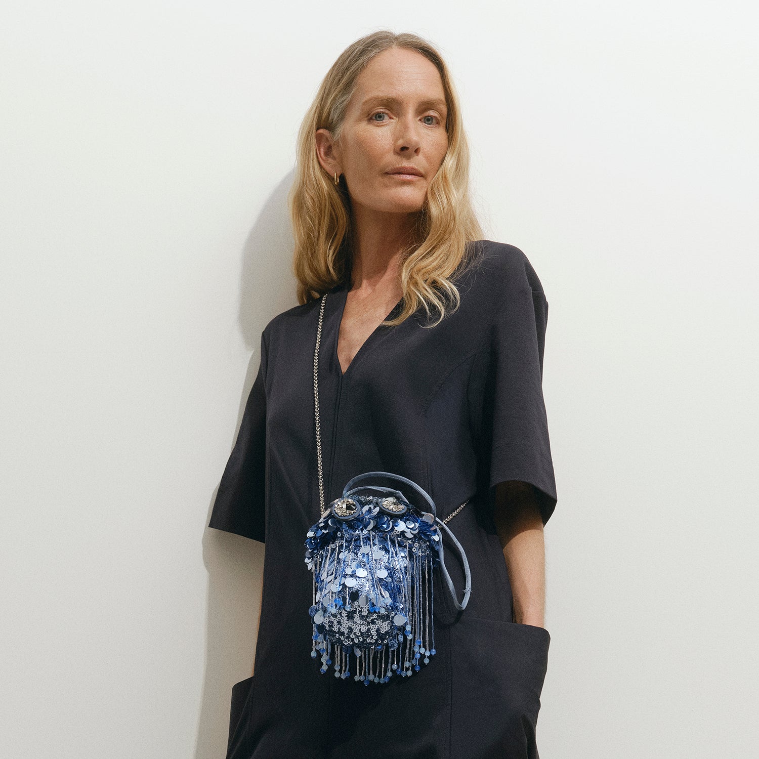 Jellyfish Cross-body -

          
            Sequins in Sky Blue -
          

          Anya Hindmarch EU
