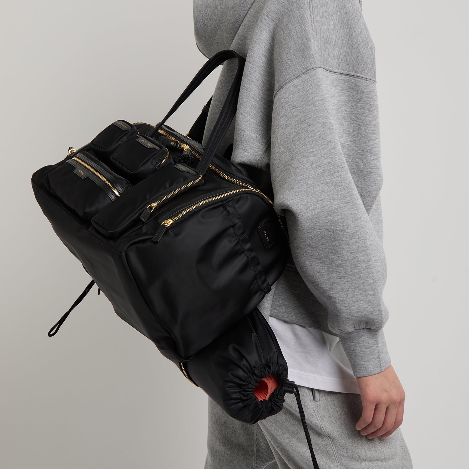 Gym Bag -

          
            Regenerated ECONYL® Nylon in Black -
          

          Anya Hindmarch EU
