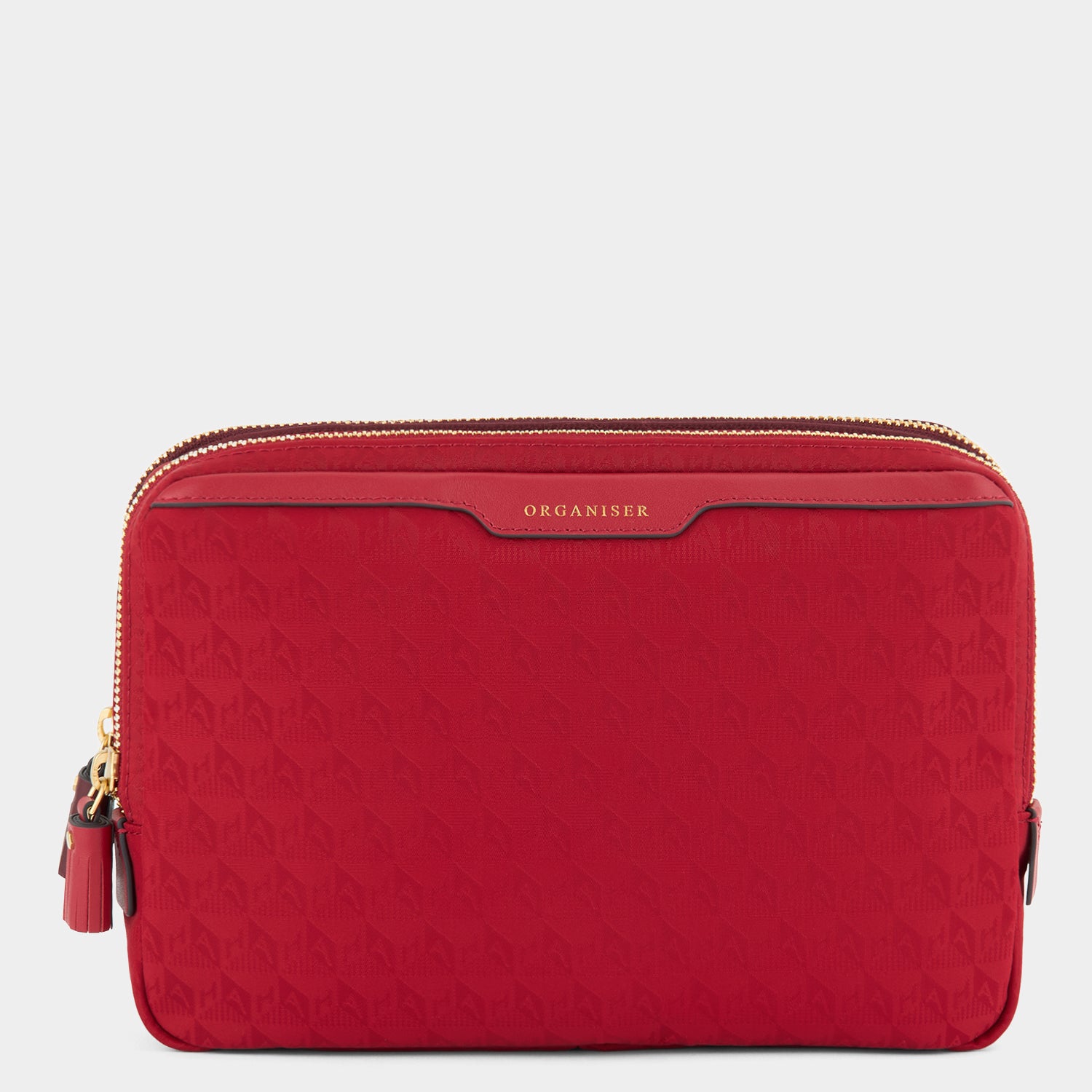 A5 Organiser Duo Pouch -

          
            Jacquard Nylon in Red/Medium Red -
          

          Anya Hindmarch EU
