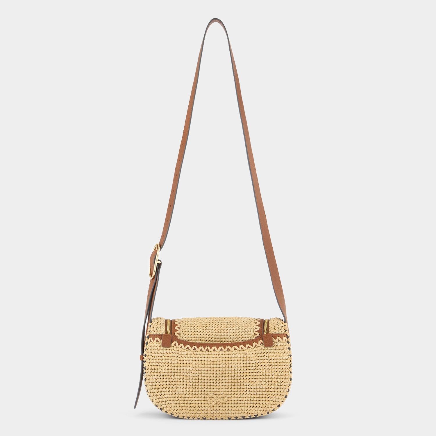 Vere Raffia Small Cross-body -

          
            Raffia in Natural -
          

          Anya Hindmarch EU
