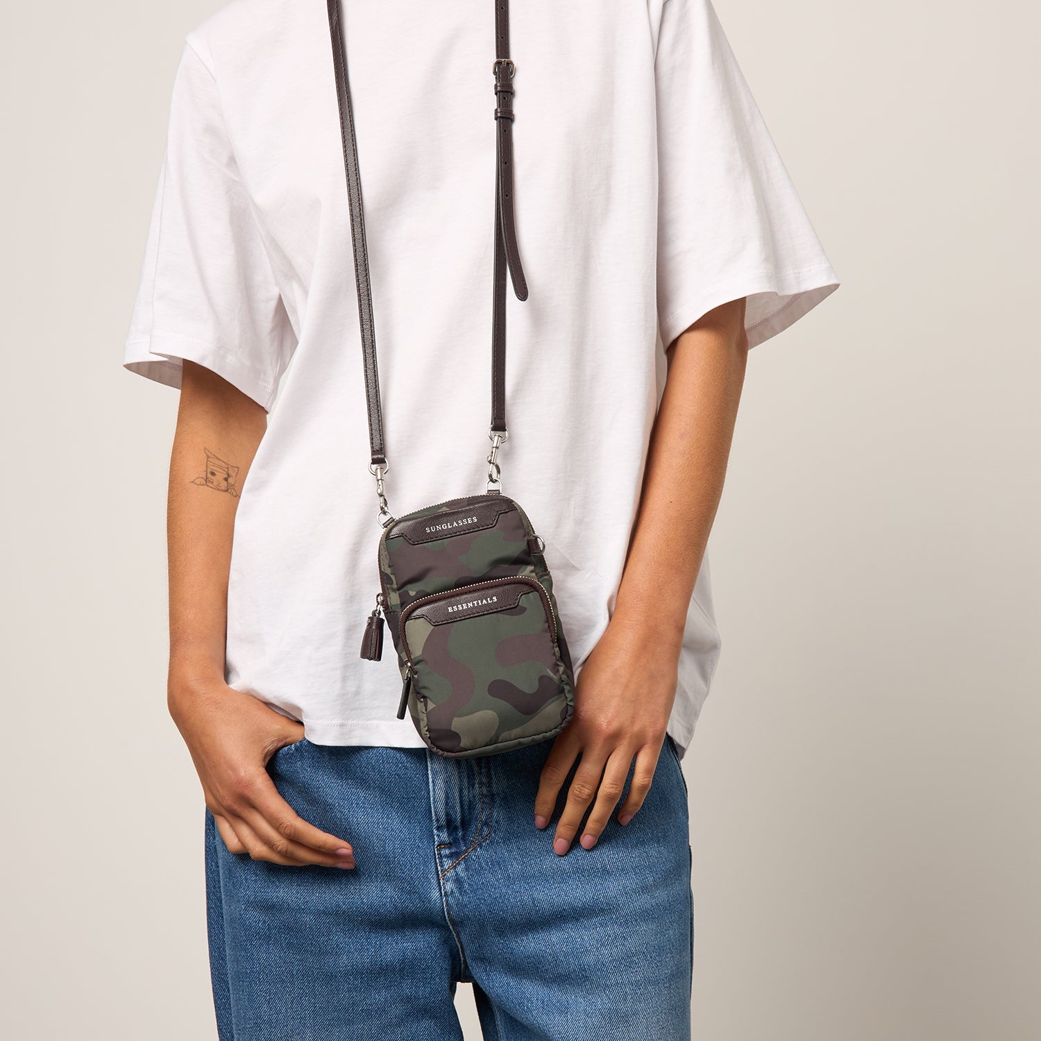 Camouflage Essentials Cross-body -

          
            Nylon in Camouflage -
          

          Anya Hindmarch EU
