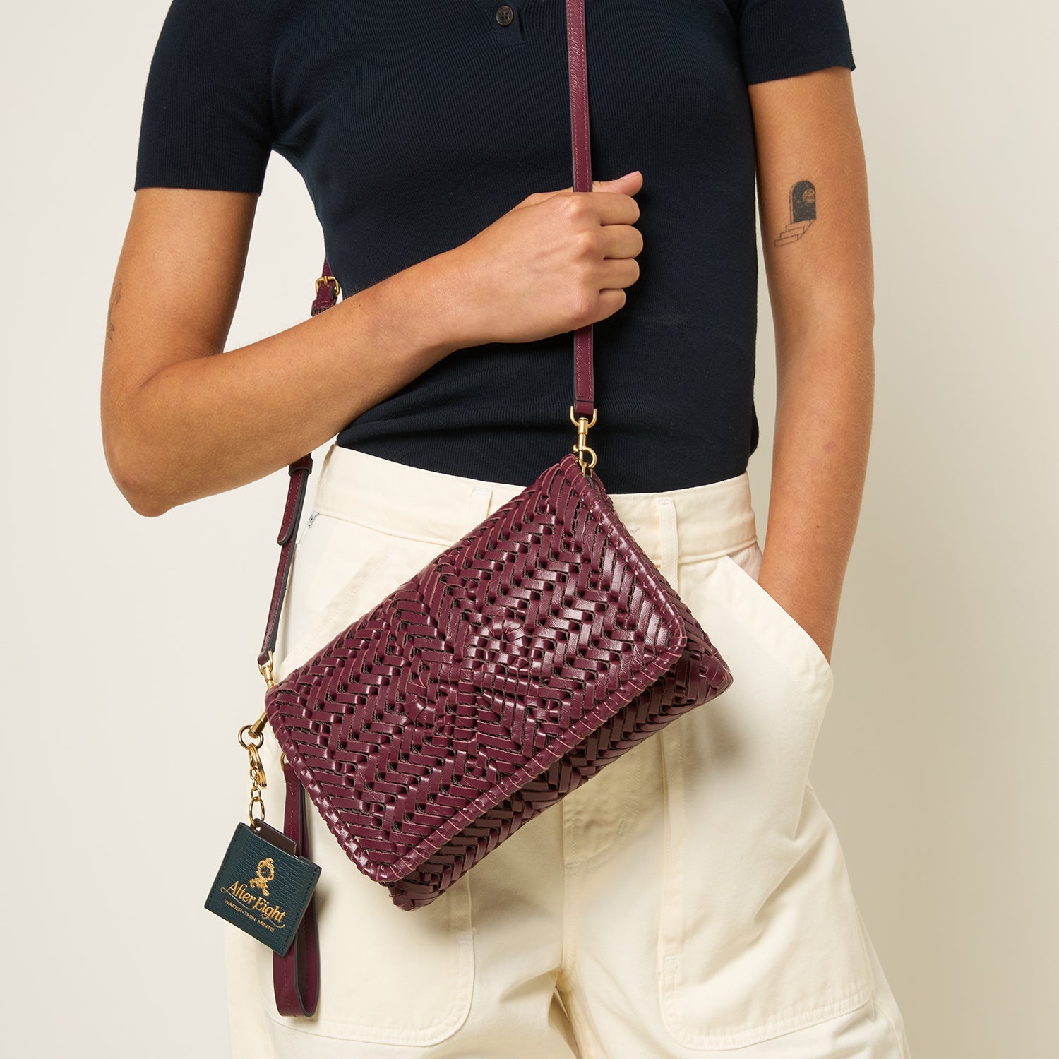 Neeson Cross-body -

          
            Calf Leather in Orchid Purple -
          

          Anya Hindmarch EU
