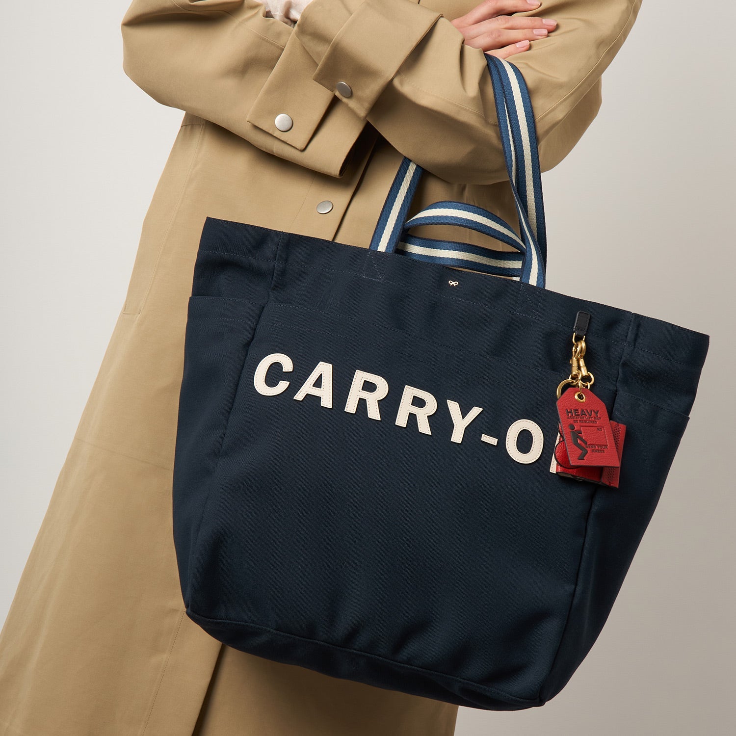 Carry-On Household Tote -

          
            Recycled Canvas in Marine -
          

          Anya Hindmarch EU
