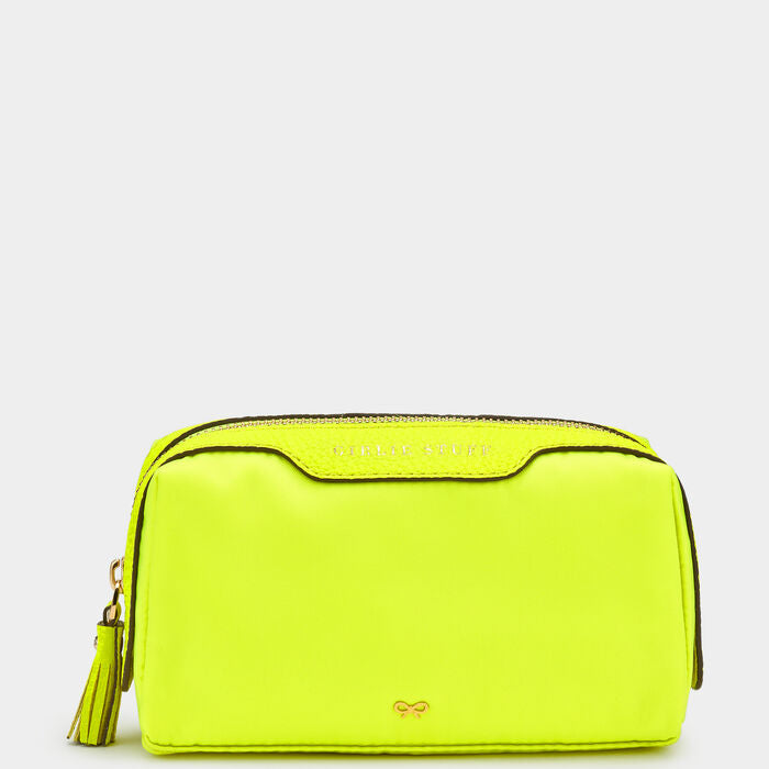 Girlie Stuff Pouch -

          
            Nylon in Neon Yellow -
          

          Anya Hindmarch EU
