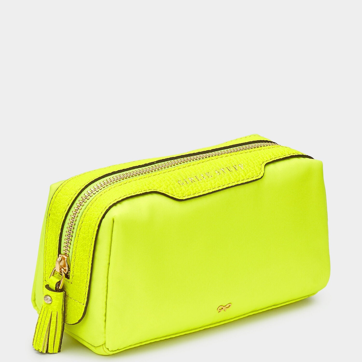 Girlie Stuff Pouch -

          
            Nylon in Neon Yellow -
          

          Anya Hindmarch EU
