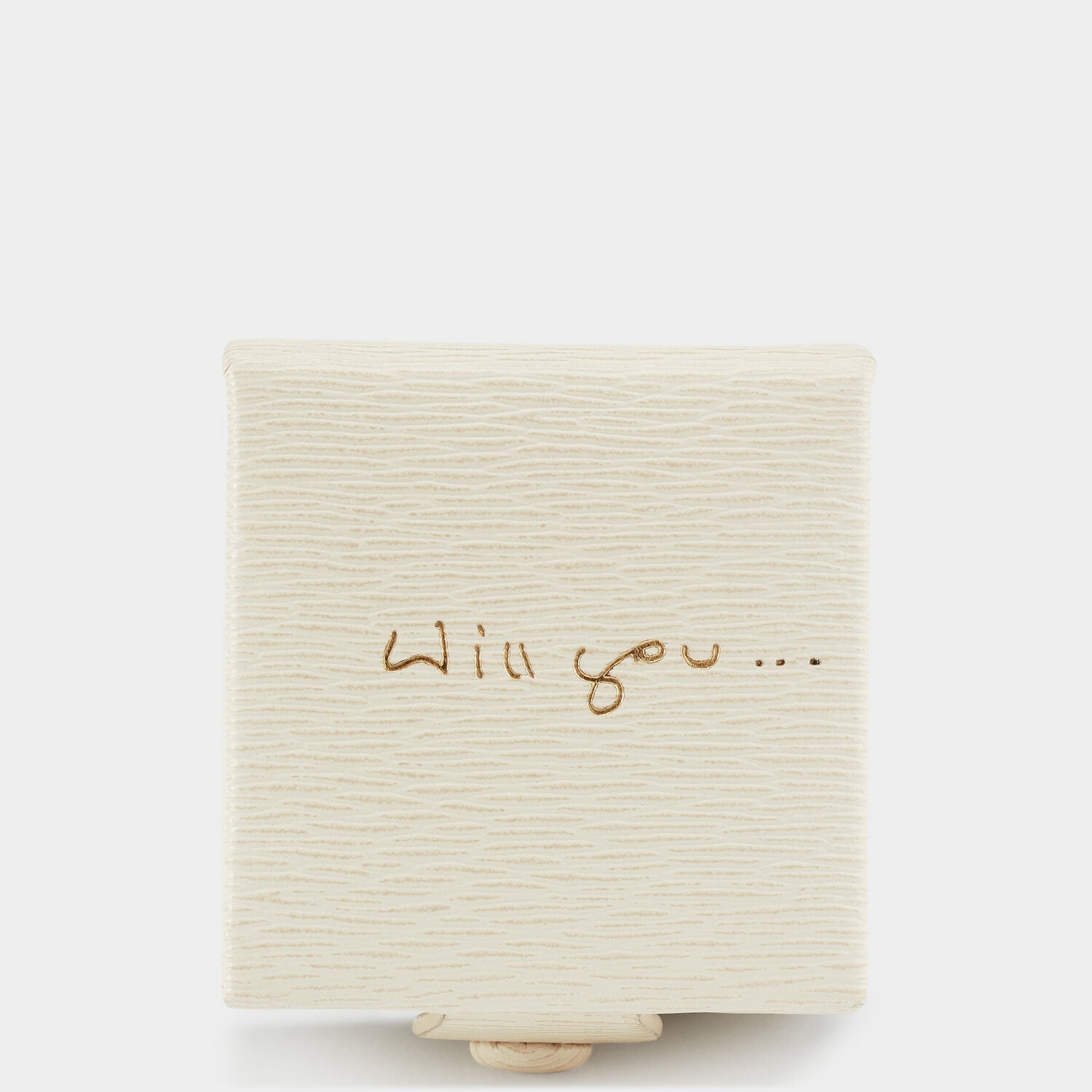 Bespoke Ring Box -

          
            London Grain Leather in Bone -
          

          Anya Hindmarch EU
