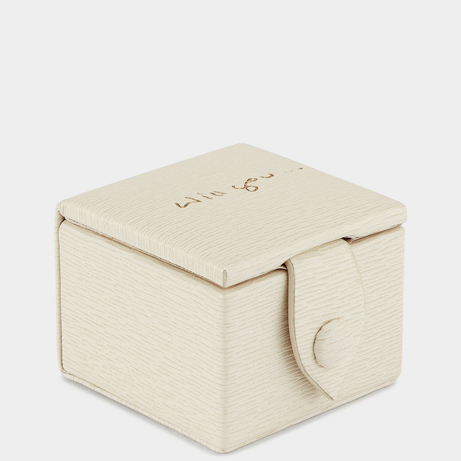 Bespoke Ring Box -

          
            London Grain Leather in Bone -
          

          Anya Hindmarch EU
