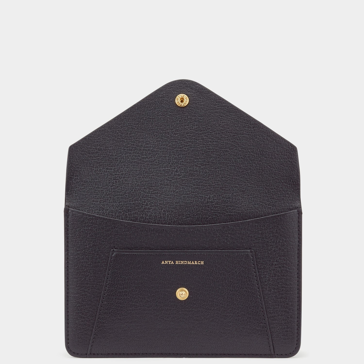 Envelope Passport Holder -

          
            Capra in Black -
          

          Anya Hindmarch EU
