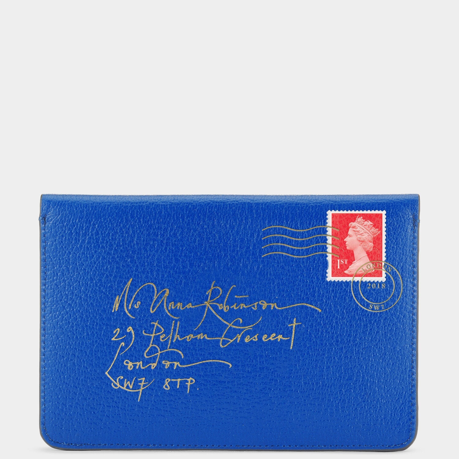 Envelope Passport Holder -

          
            Capra in Electric Blue -
          

          Anya Hindmarch EU
