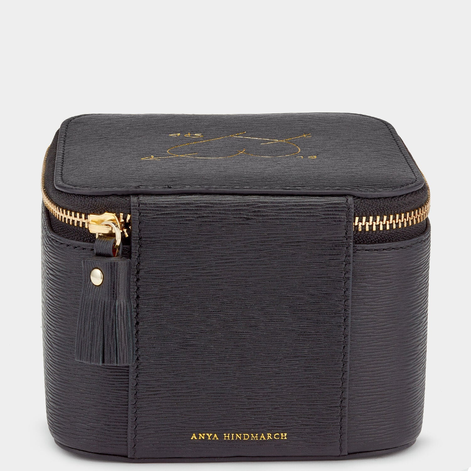 Bespoke Watch Box -

          
            London Grain Leather in Black -
          

          Anya Hindmarch EU
