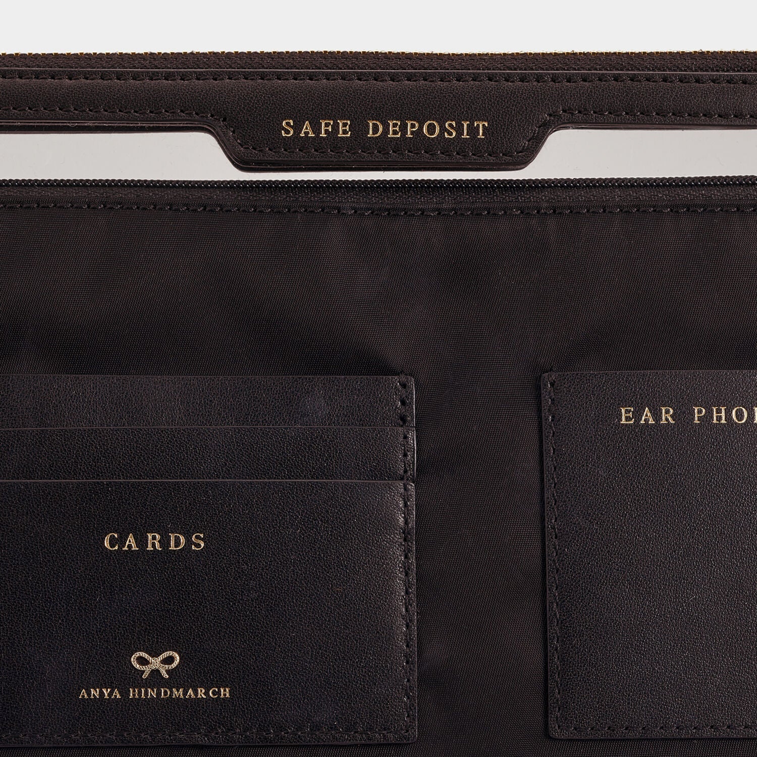 Safe Deposit Case -

          
            Econyl® in Black -
          

          Anya Hindmarch EU
