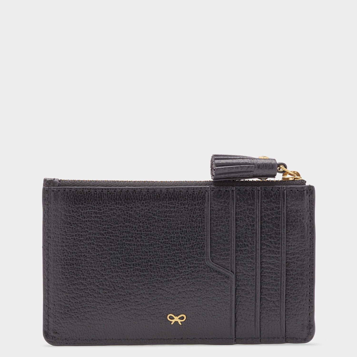 Eyes Zipped Card Case -

          
            Capra in Black -
          

          Anya Hindmarch EU
