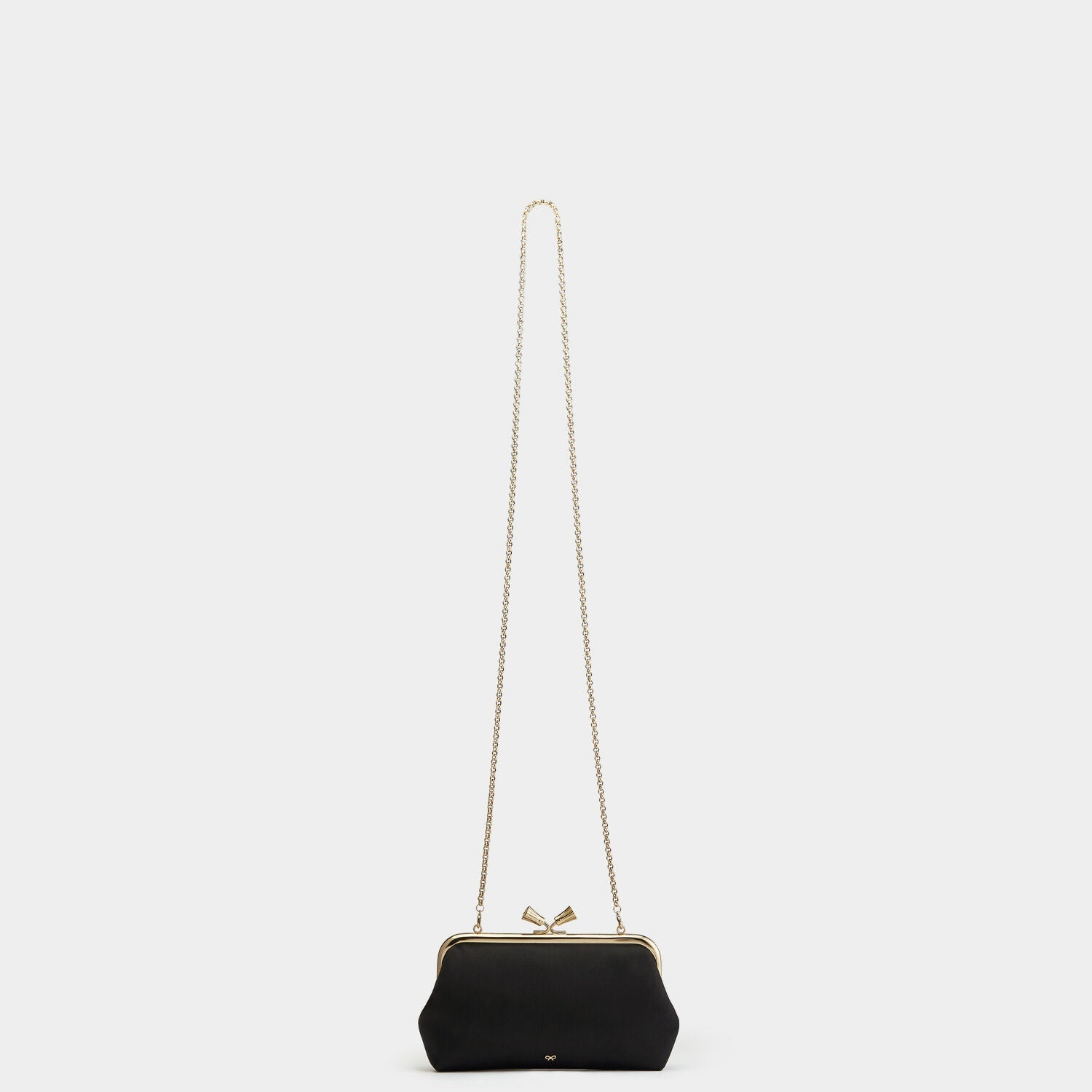 Bespoke Maud Tassel Clutch -

          
            Satin in ink Black -
          

          Anya Hindmarch EU
