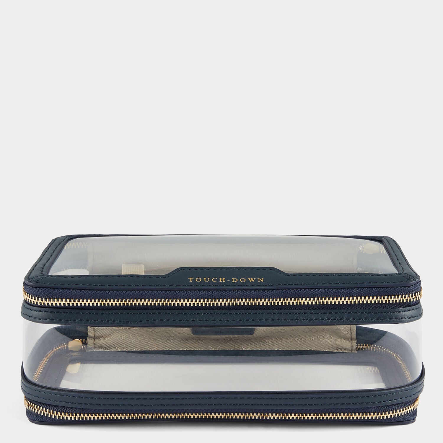 In-Flight Case -

          
            Capra in Clear/Marine -
          

          Anya Hindmarch EU
