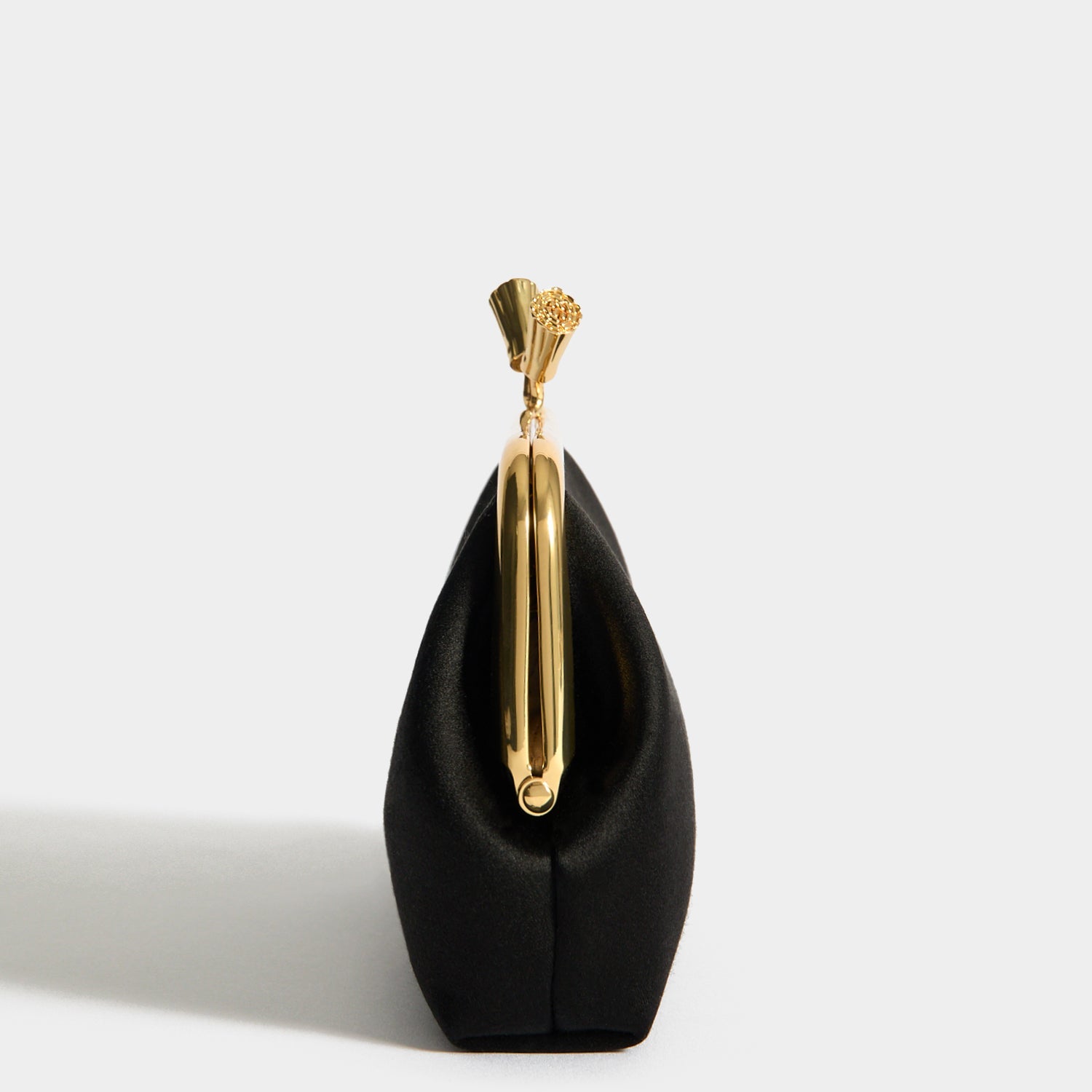 Maud Tassel Clutch -

          
            Recycled Satin in Black -
          

          Anya Hindmarch EU
